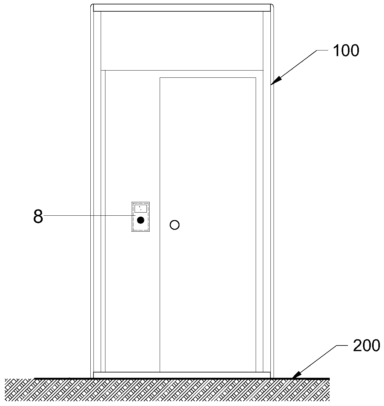 Urination public toilet suitable for bus station and intelligent operation and maintenance urination public toilet system