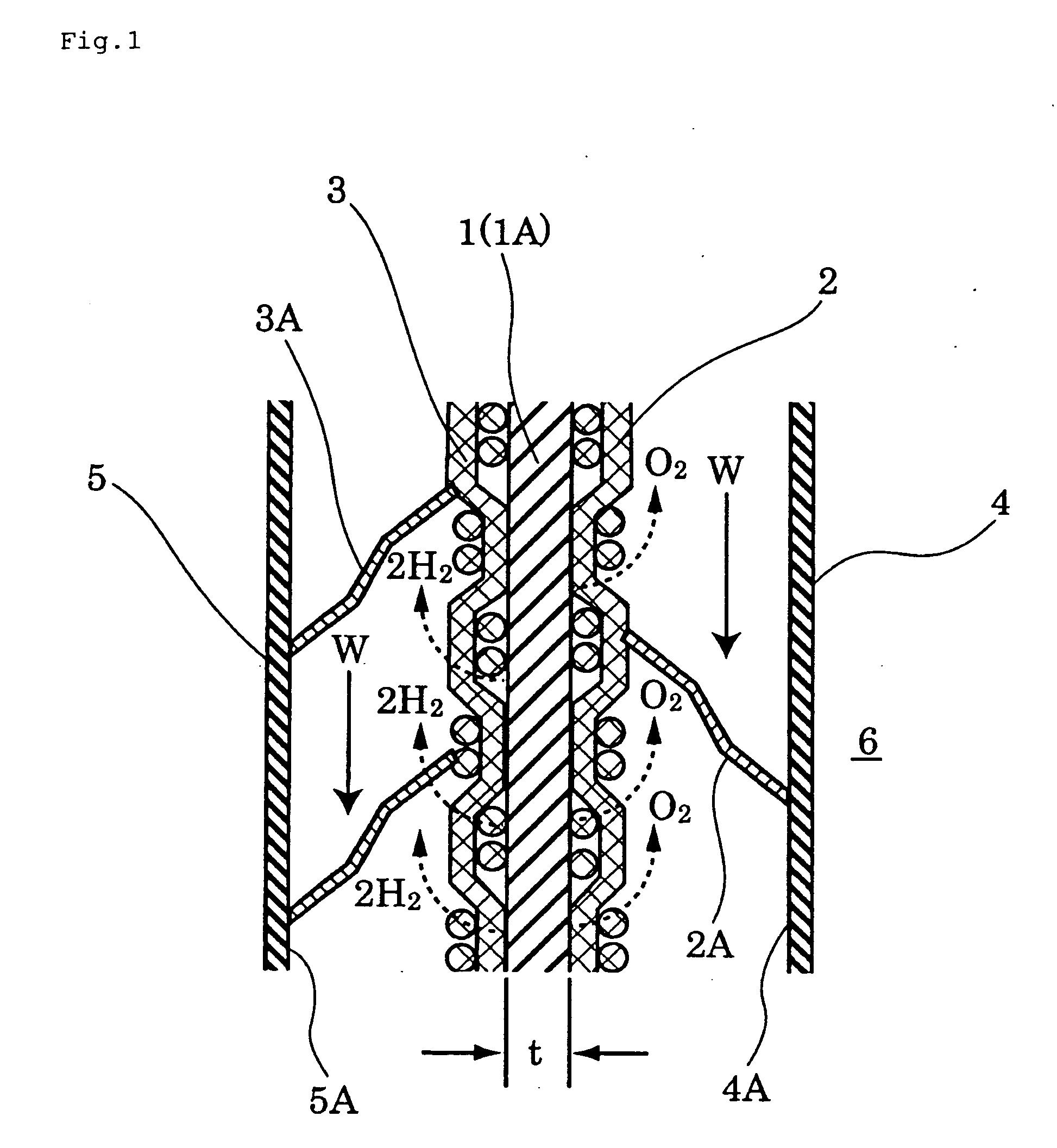 Ion-permeable diaphragm