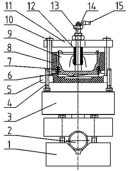 Flow rotating combined device for micro-arc oxidation