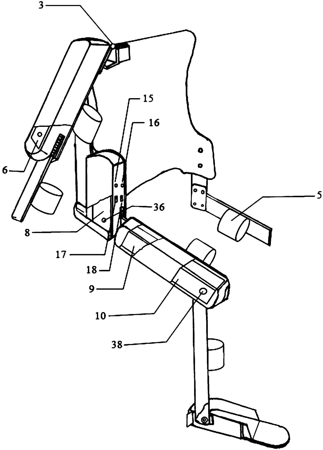 Hemiplegia Rehabilitation External Skeleton Robot