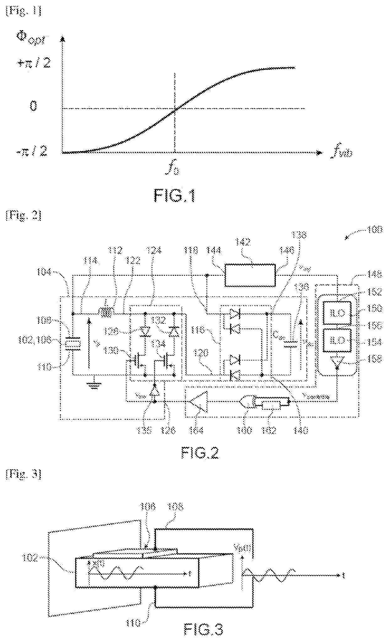 Device for recovering or damping the vibratory energy of a resonant mechanical element