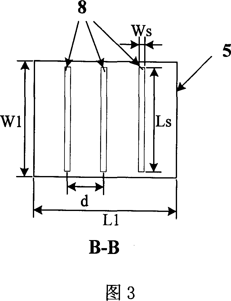 Double-layer wideband rectangular microband paste antenna with non-radiant edged feeder