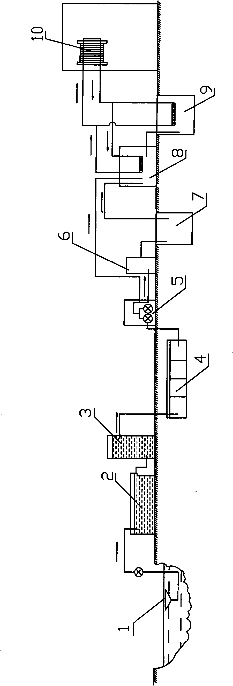 Seasonal low-level energy surface water cool storage air-conditioning method and device