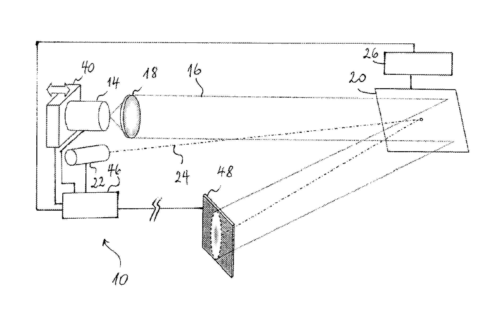 Active illumination scanning imager