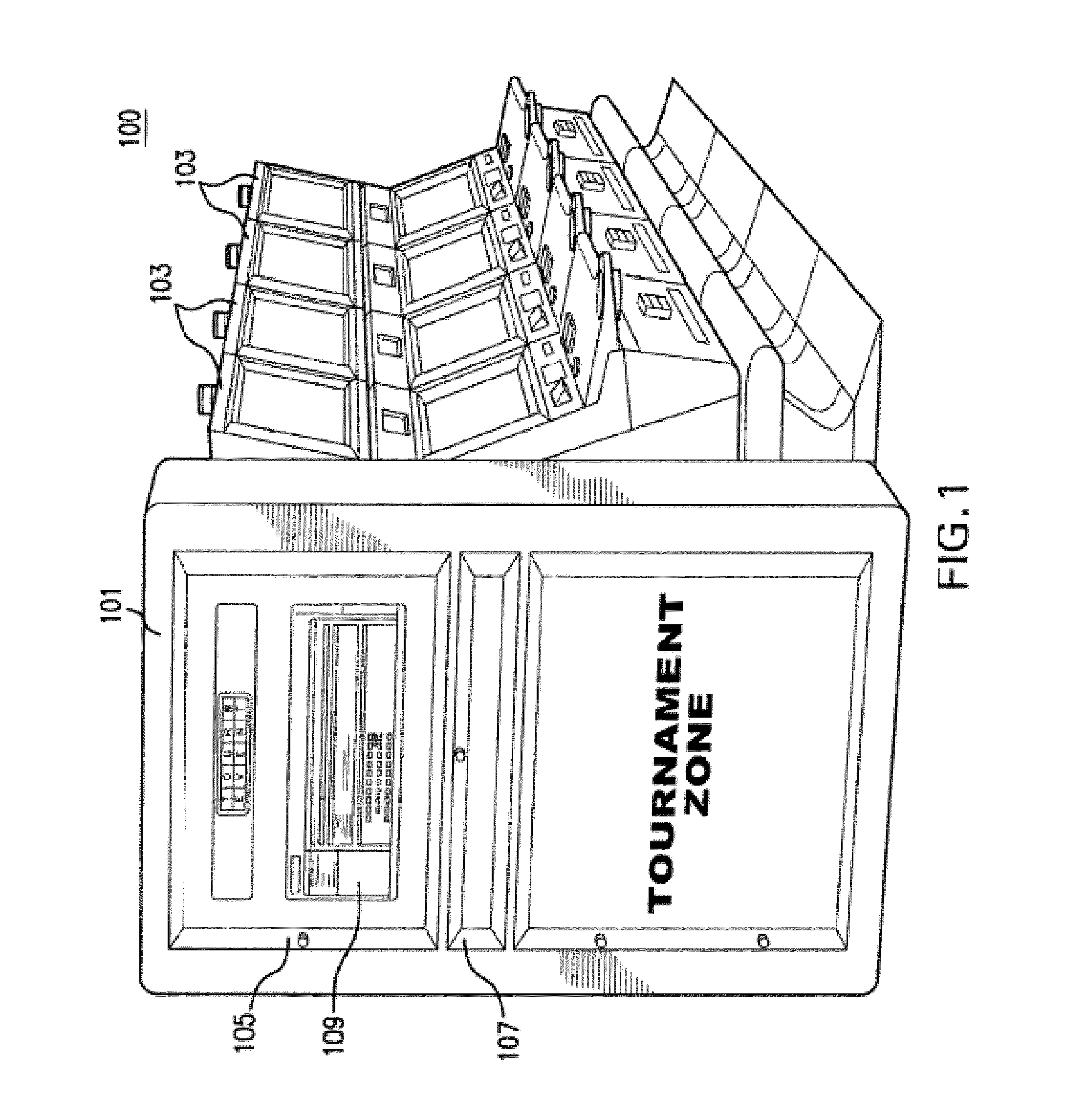 Tournament game, gaming machine, gaming system, and method with team management