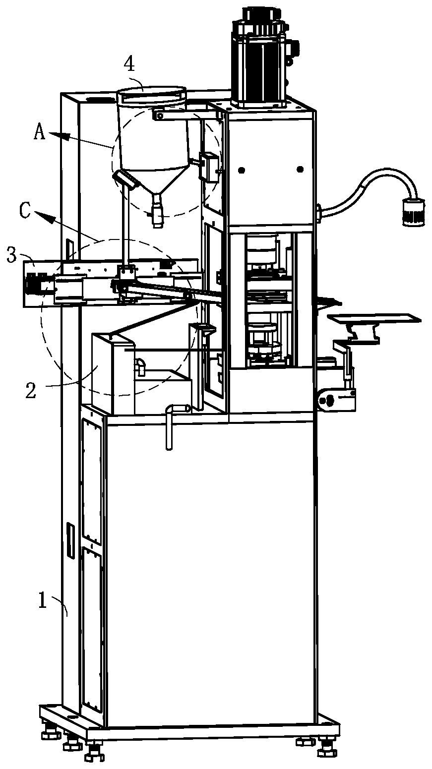 Automatic precision servo powder forming machine