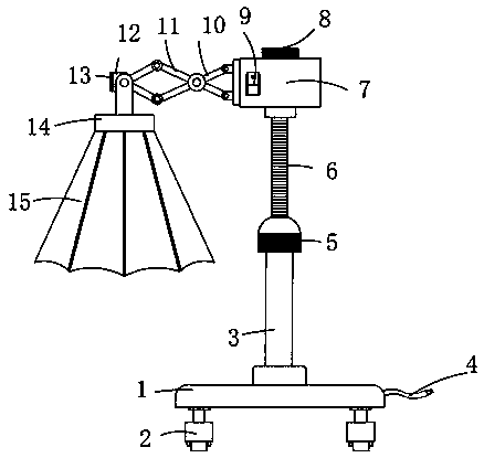 Adjustable type spectral plant lighting device