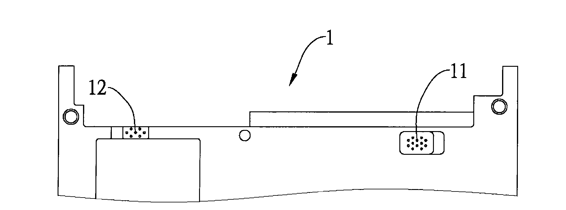 Fixing mechanism of battery