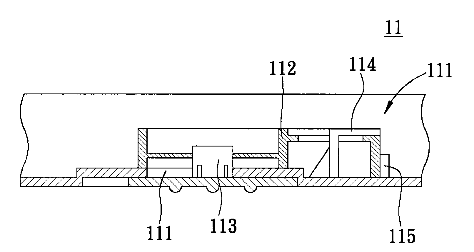 Fixing mechanism of battery