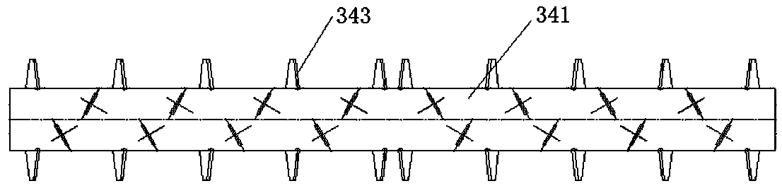 Anti-blocking sealing double feeding device for biomass circulating fluidized bed gasification furnace