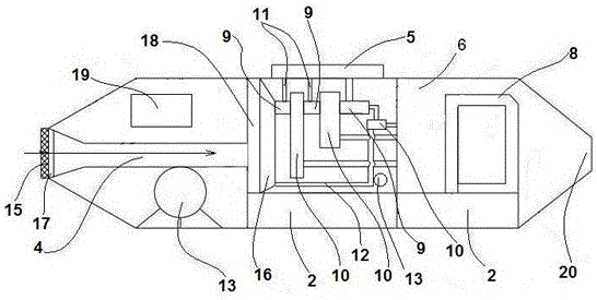 Semi-submersible oil spill cleaning ship and its control method