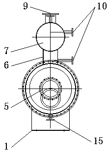 Energy-saving graphite heat exchanger utilizing methane chloride for achieving synthesis of heat energy and production method