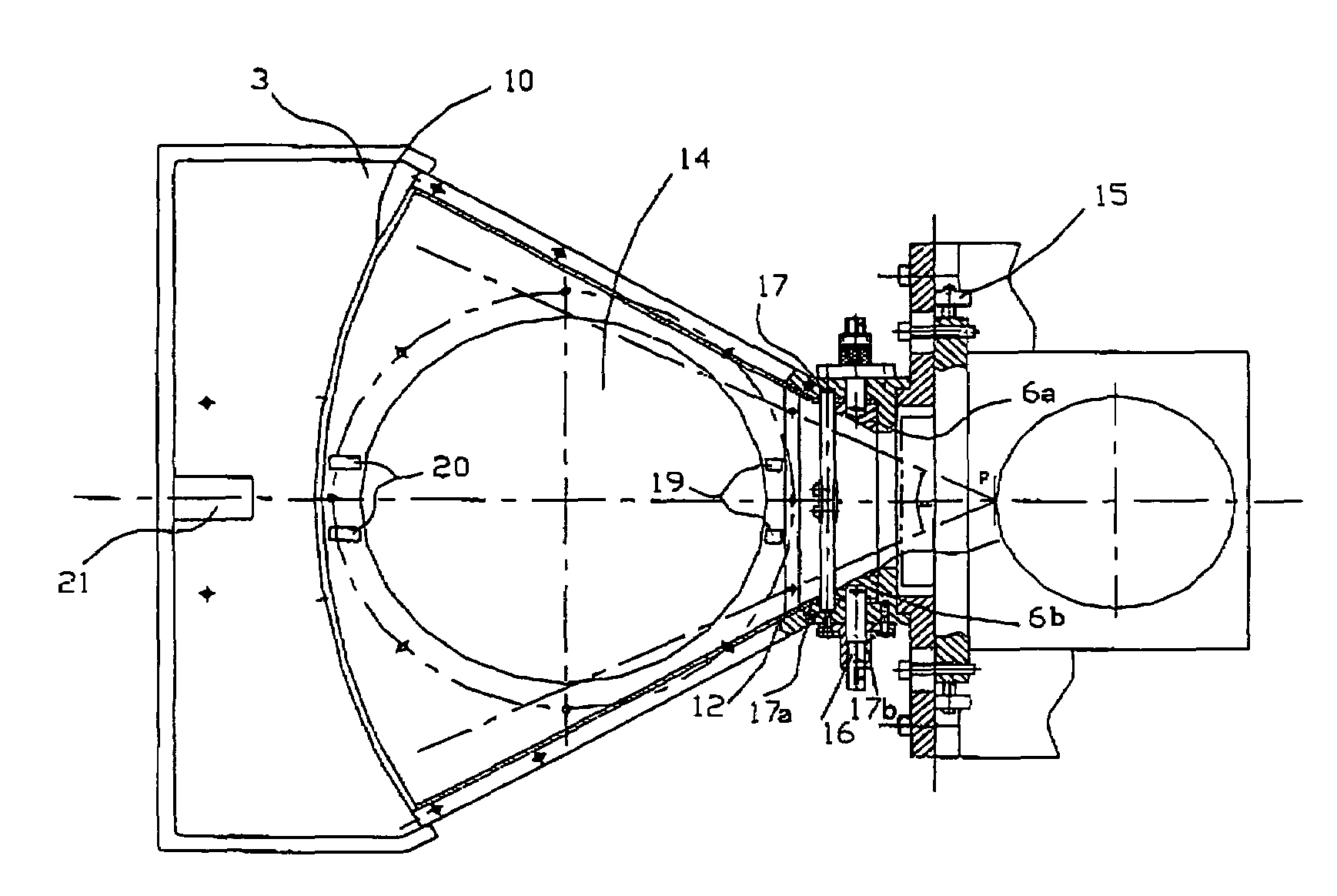 Ray beam guiding apparatus and ray inspection system having the same