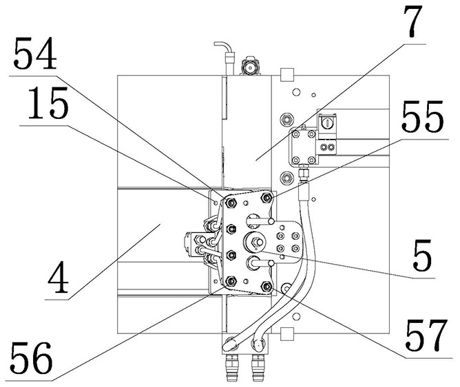 In-mold spraying system and process method thereof