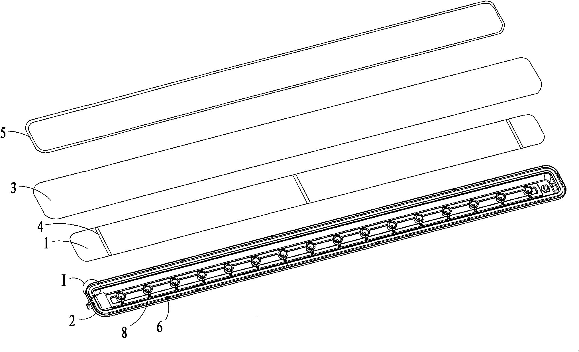 Isolation dustproof lamp