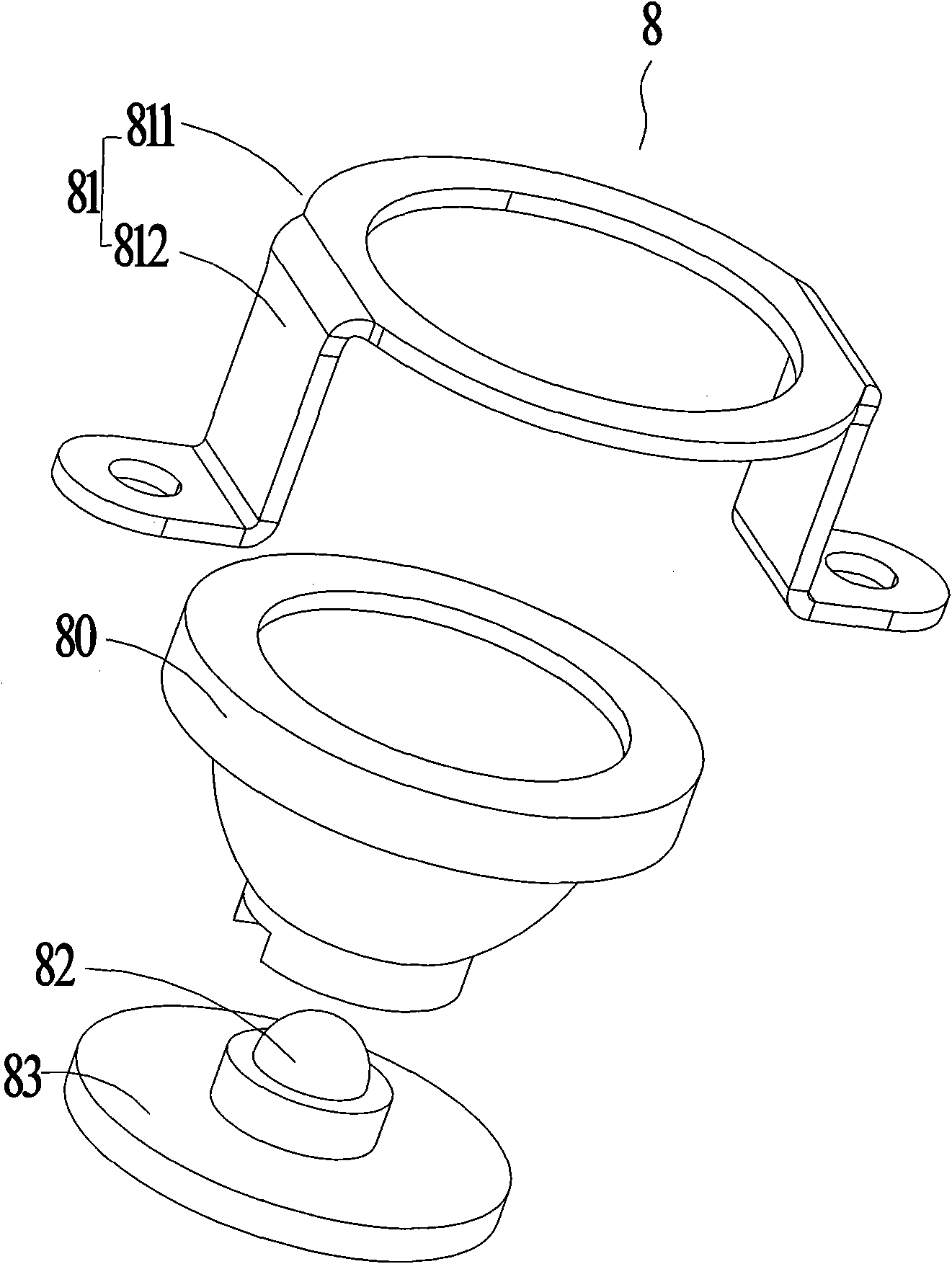 Isolation dustproof lamp