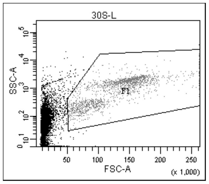 Application of flow cytometer in cell counting and method