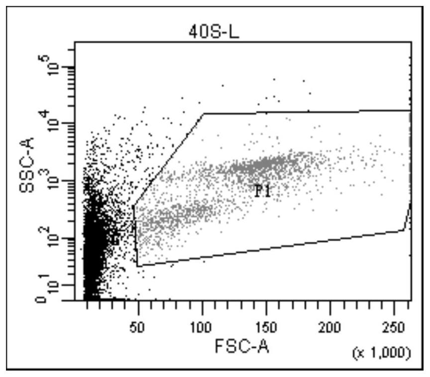 Application of flow cytometer in cell counting and method