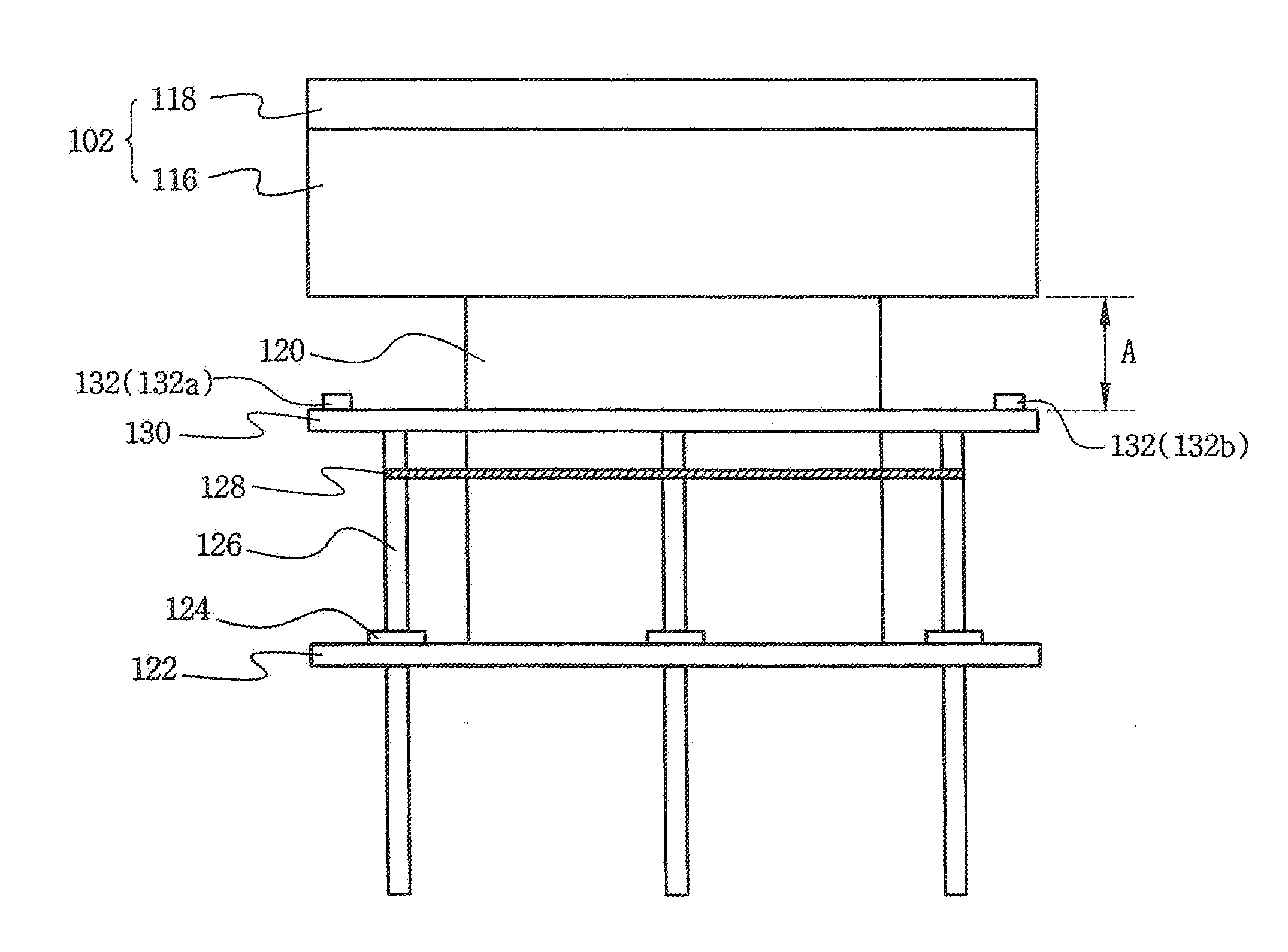 Apparatus and method for sensing the position of a susceptor in semiconductor device manufacturing equipment