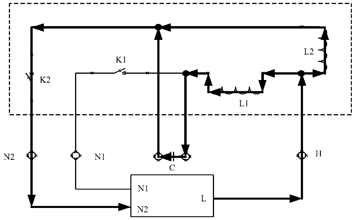 Forward and reverse motor for improving forward and reverse efficiency, and control method thereof