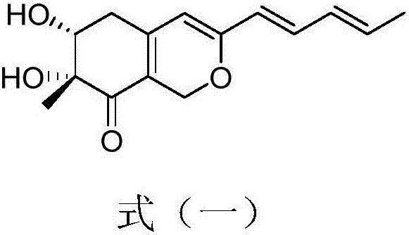 Application of compound Harziphilone