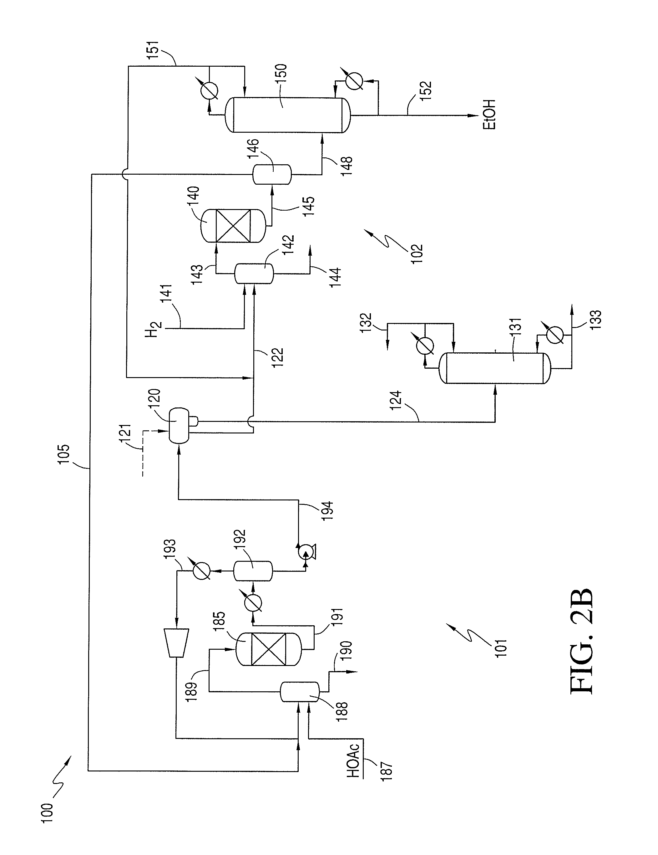 Phasing Reactor Product from Hydrogenating Acetic Acid Into Ethyl Acetate Feed to Produce Ethanol