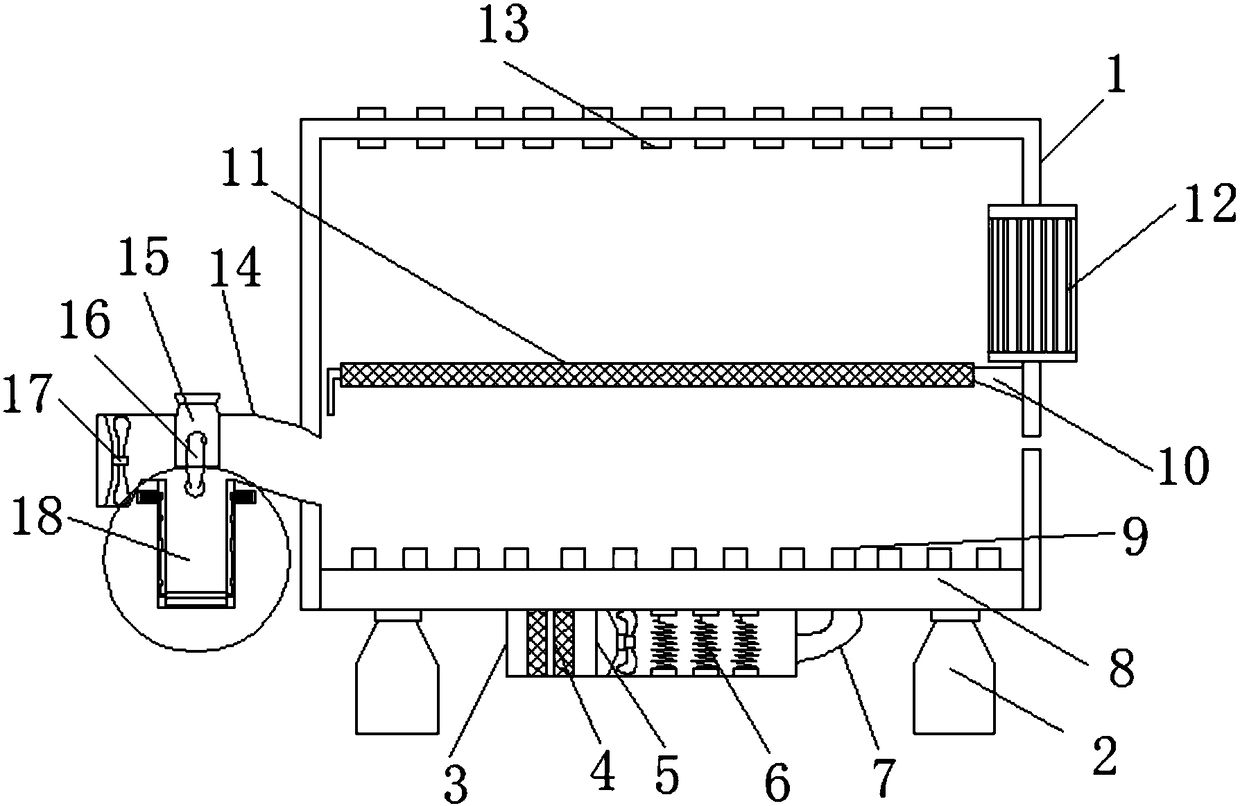 Tea drying machine