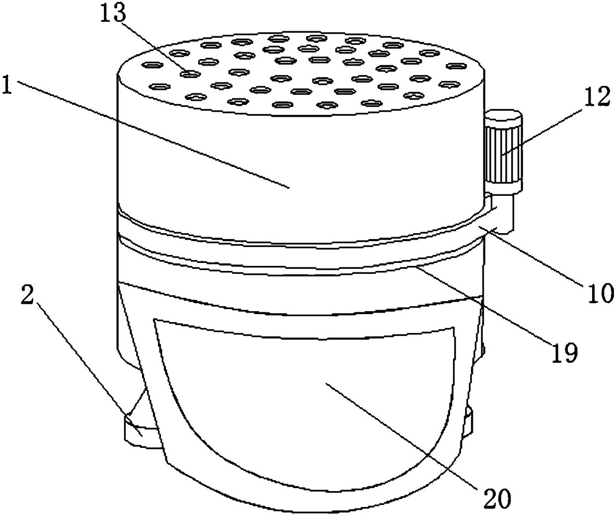 Tea drying machine