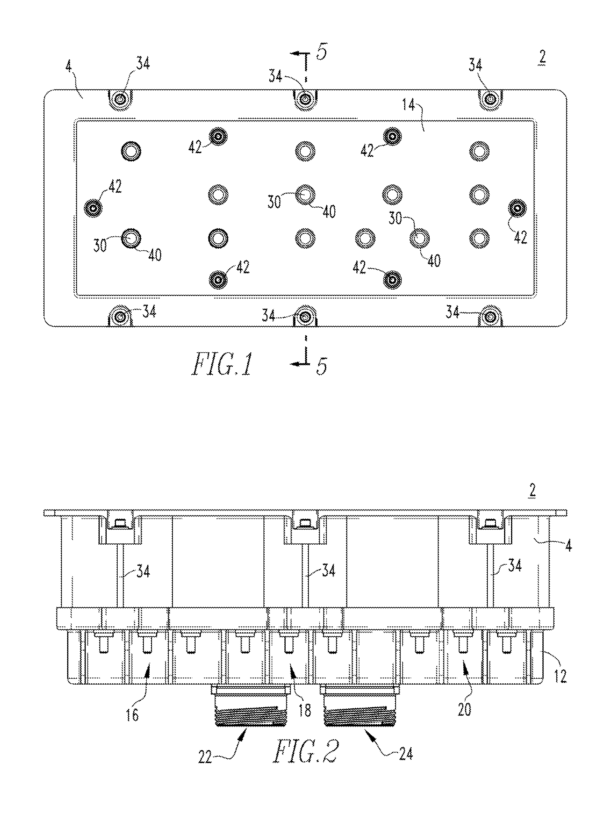 Sealed plug-in circuit breaker assembly