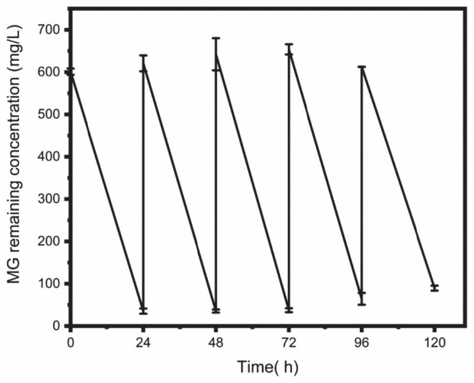 Pantoea and bacterium manganese mixture and application of bacterium manganese mixture in degradation of malachite green