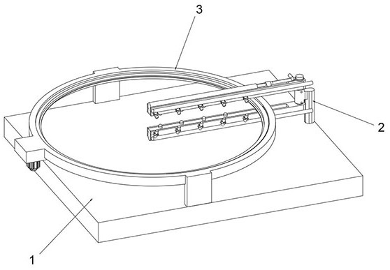 Inert gas-based semiconductor wafer cleaning device for water marks and using method