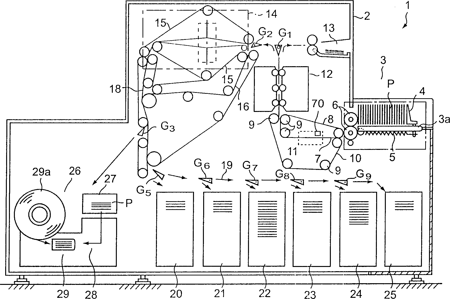 Equipment for processing paper-like material