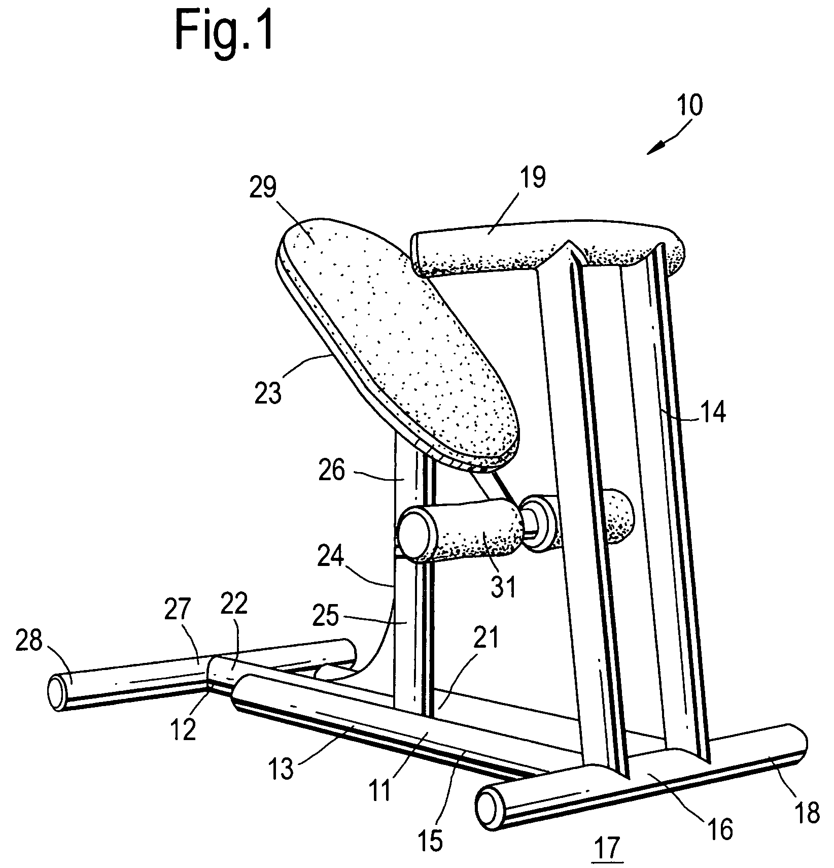 Abdominal muscle training apparatus