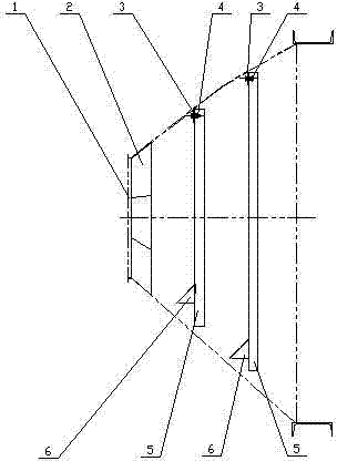 Air flow uniform distribution device for electric dust remover