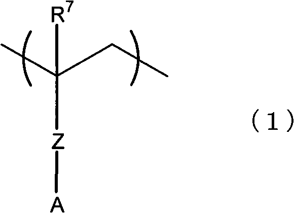 Radiation-sensitive linear composition for forming coloured layer, colour filter and colour liquid crystal display device