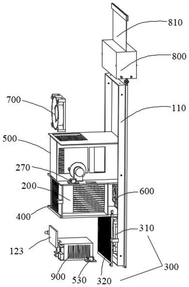 A window-type sensible heat exchange fresh air fan