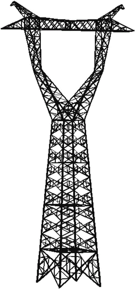 Reinforcement device for preventing flexural-torsional buckling of angle steel for iron towers