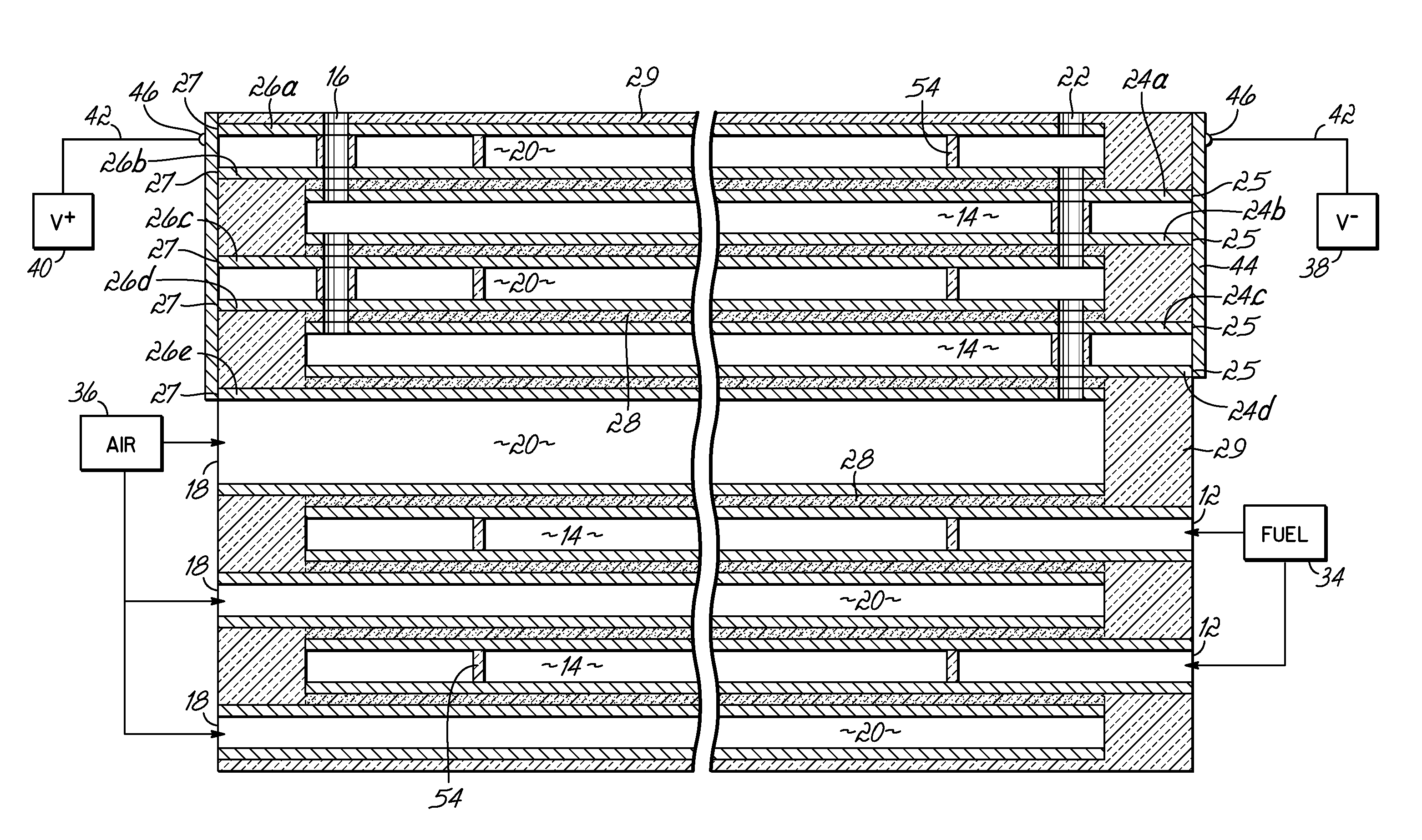 Fuel cell device and system