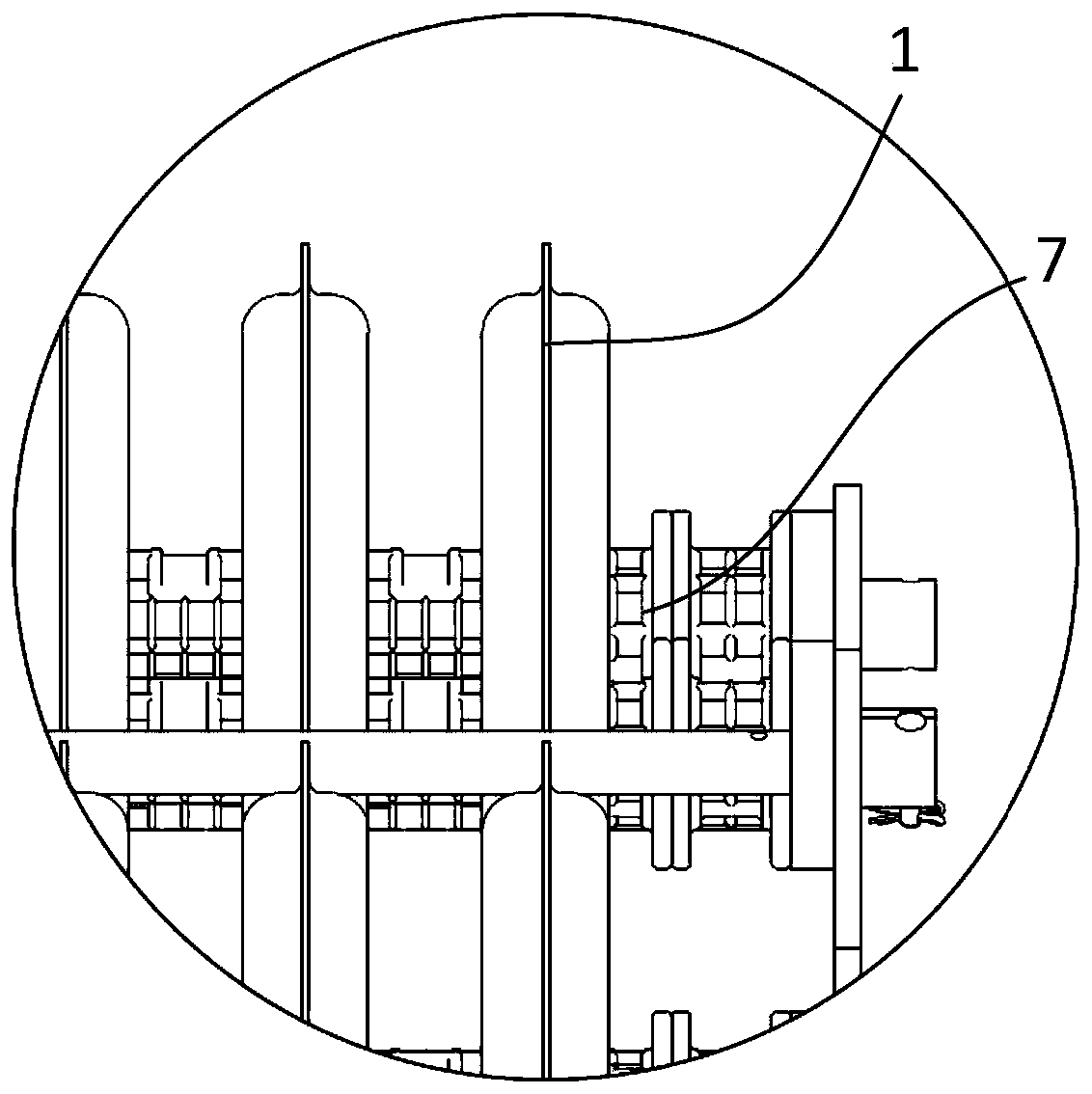 Rotating disc type biological reaction device, operation method and operation device thereof, computer readable storage medium and terminal equipment