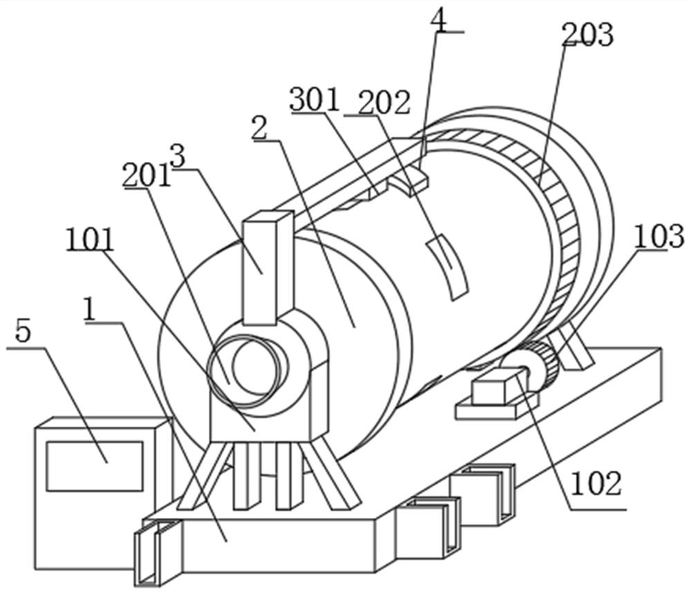 Ball-milling wet-process mixing equipment for producing lithium battery negative electrode material precursor