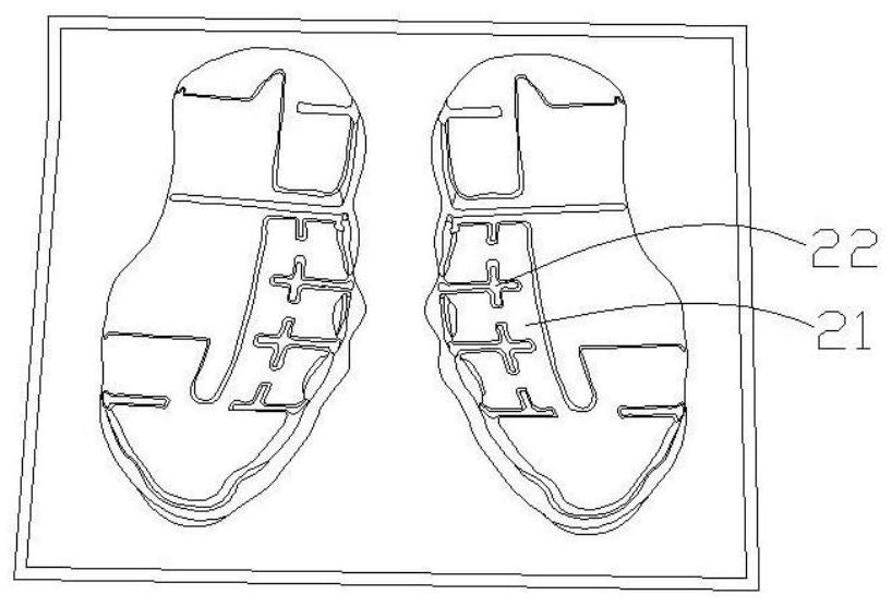 Bio-based rubber sole as well as preparation method and mold thereof