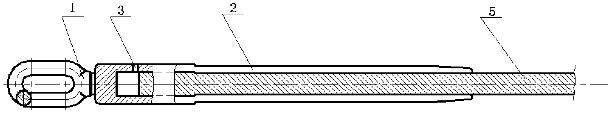 Forging integrated type oiling strain clamp for aluminum alloy stranded wire