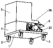 Steel tube storage vehicle