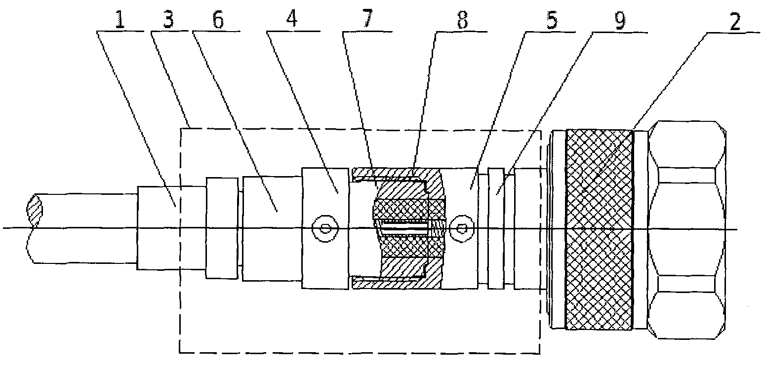 Replaceable radio frequency coaxial connector