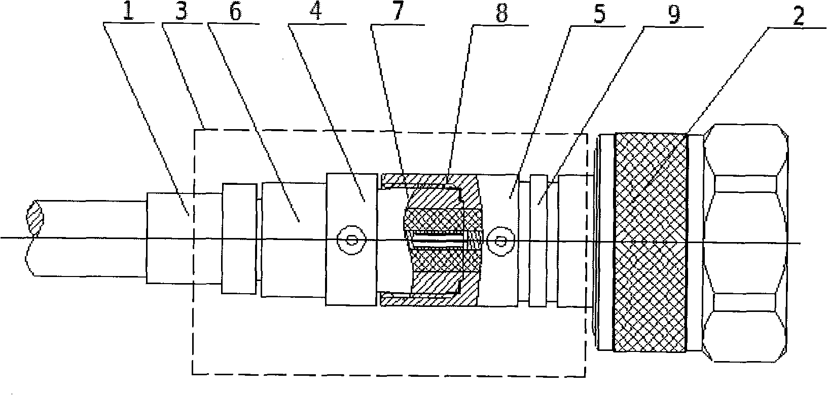 Replaceable radio frequency coaxial connector