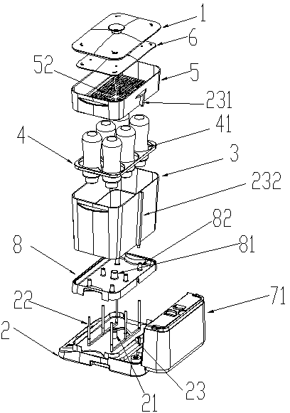 Milk bottle sterilizing machine