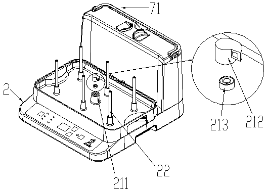 Milk bottle sterilizing machine