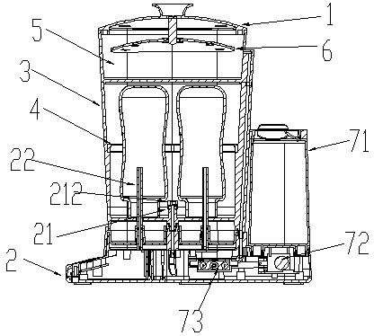 Milk bottle sterilizing machine