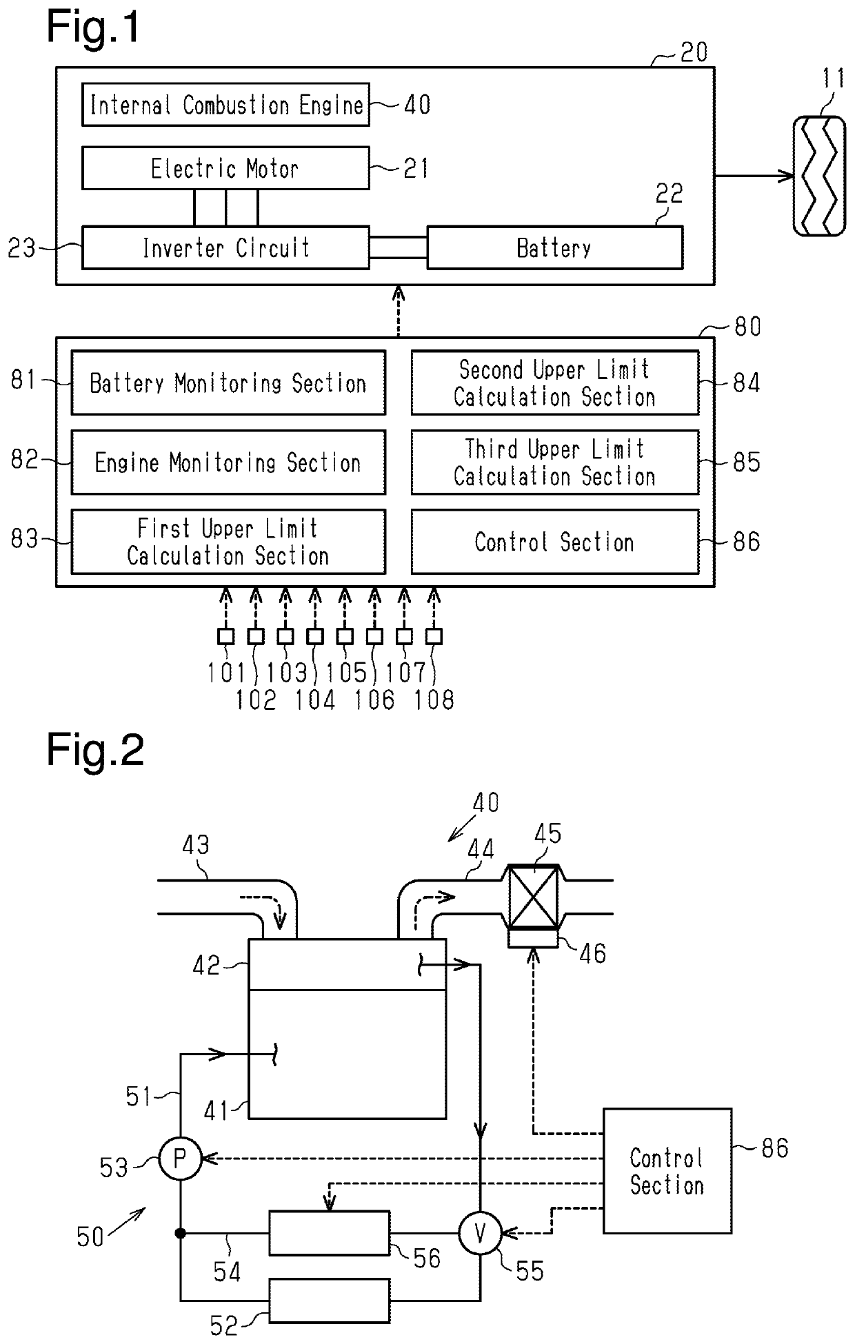 Control device and control method for hybrid vehicle