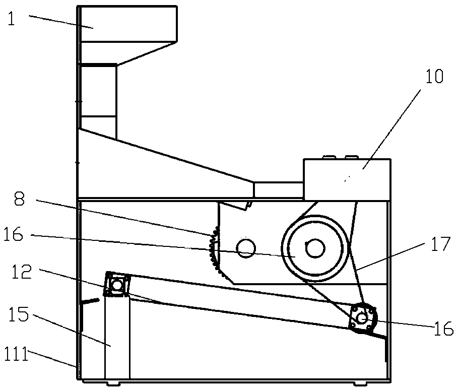 Bidirectional-stressing grading-crushing tabletop-level automatic pecan kernel taking machine